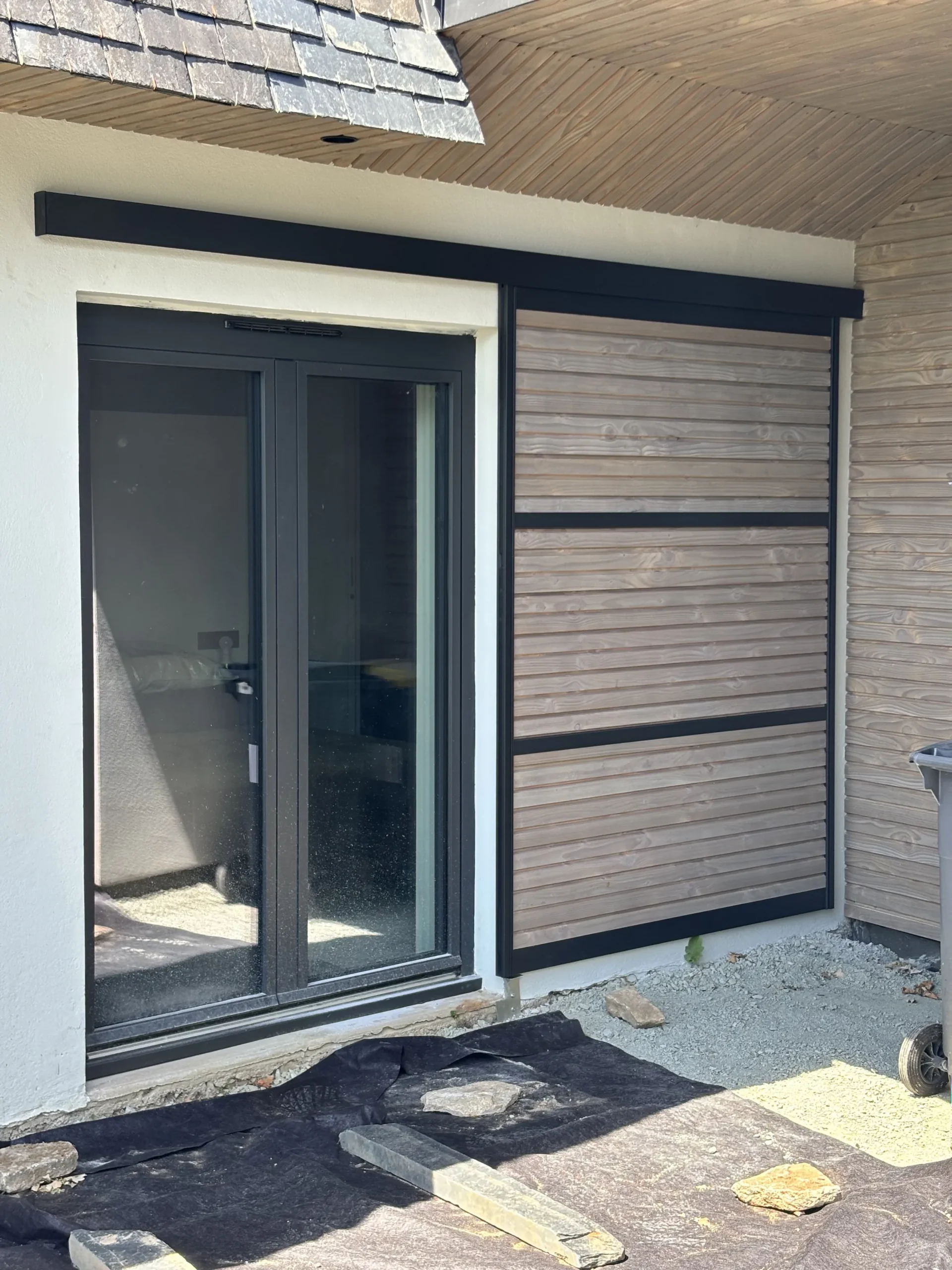 Porte d'entrée aluminium