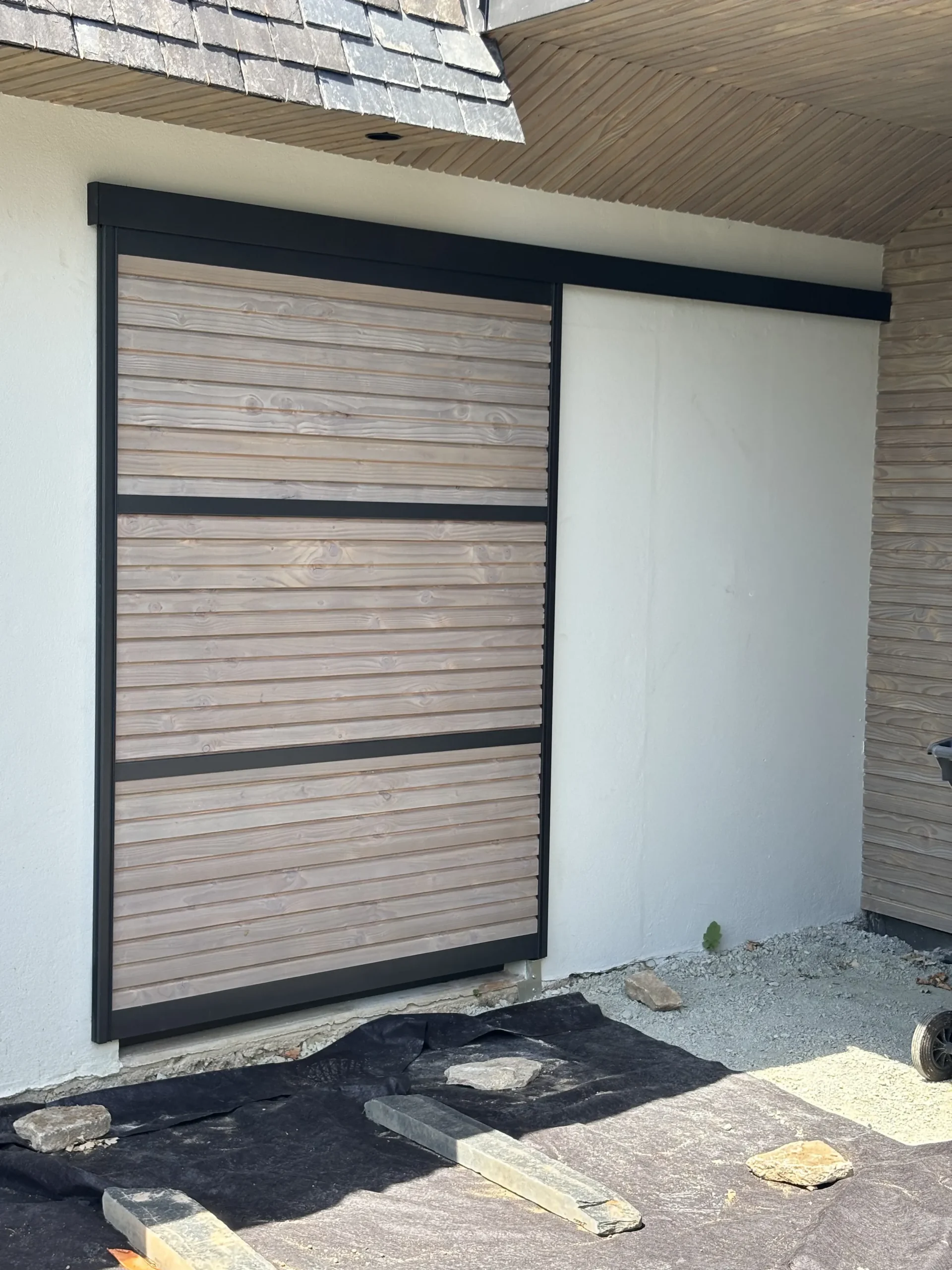 Porte d'entrée aluminium